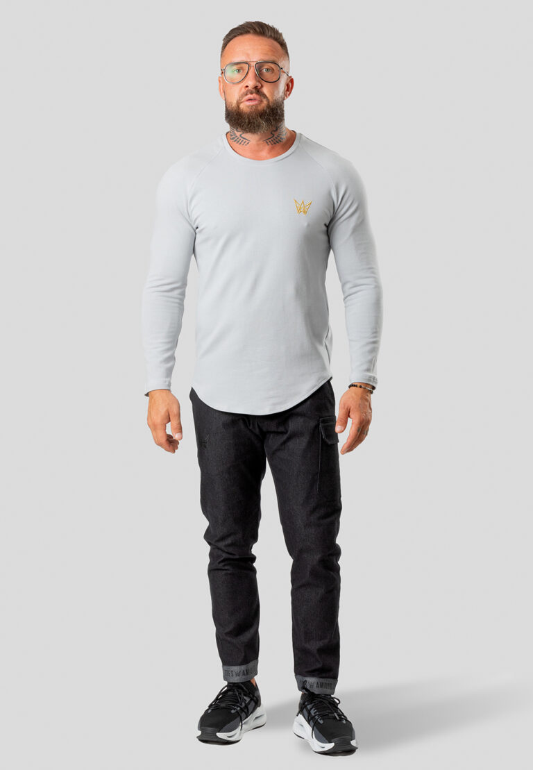 Longsleeve Raglan Urban Motion Sweatshirt – Light gray