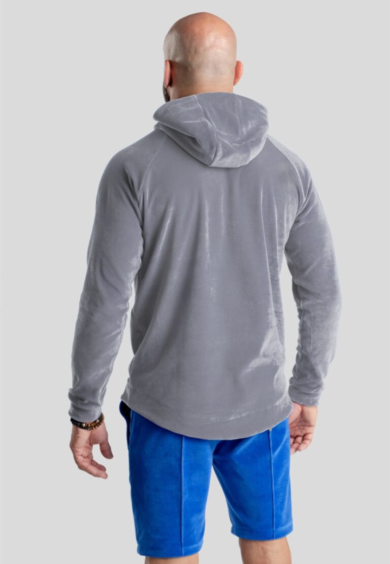Hoodie Velvet Gray