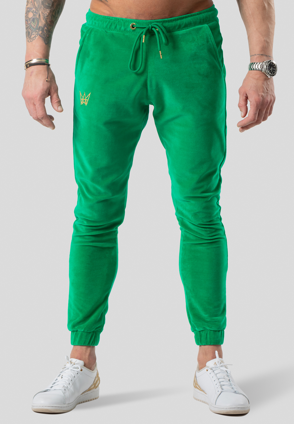 dres zielony welurowy