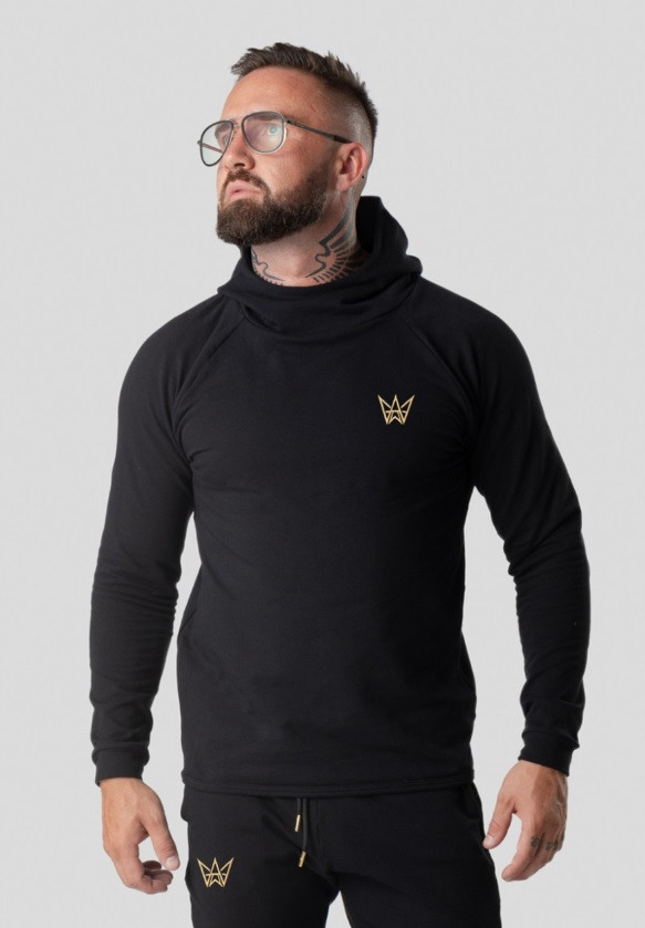 Bluza Z Kapturem Urban Motion - Czarna