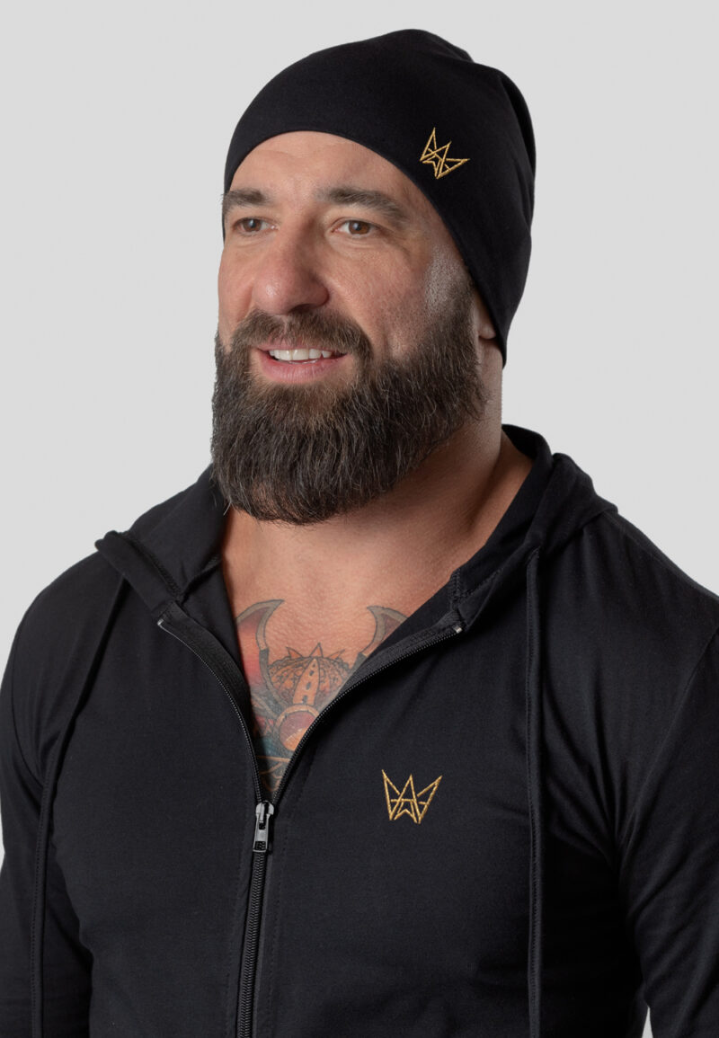 Czapka Cienka Bawełniana Czarna