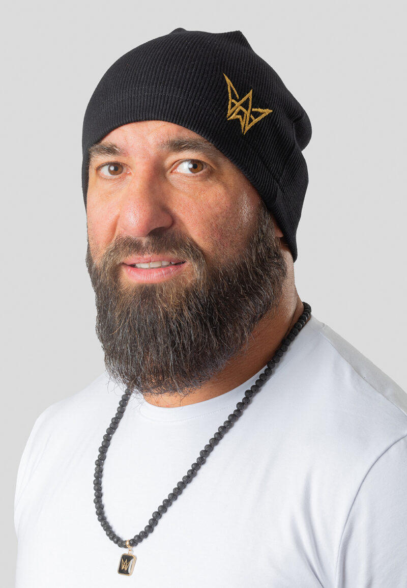 Czapka Zimowa Bawełniana Czarna