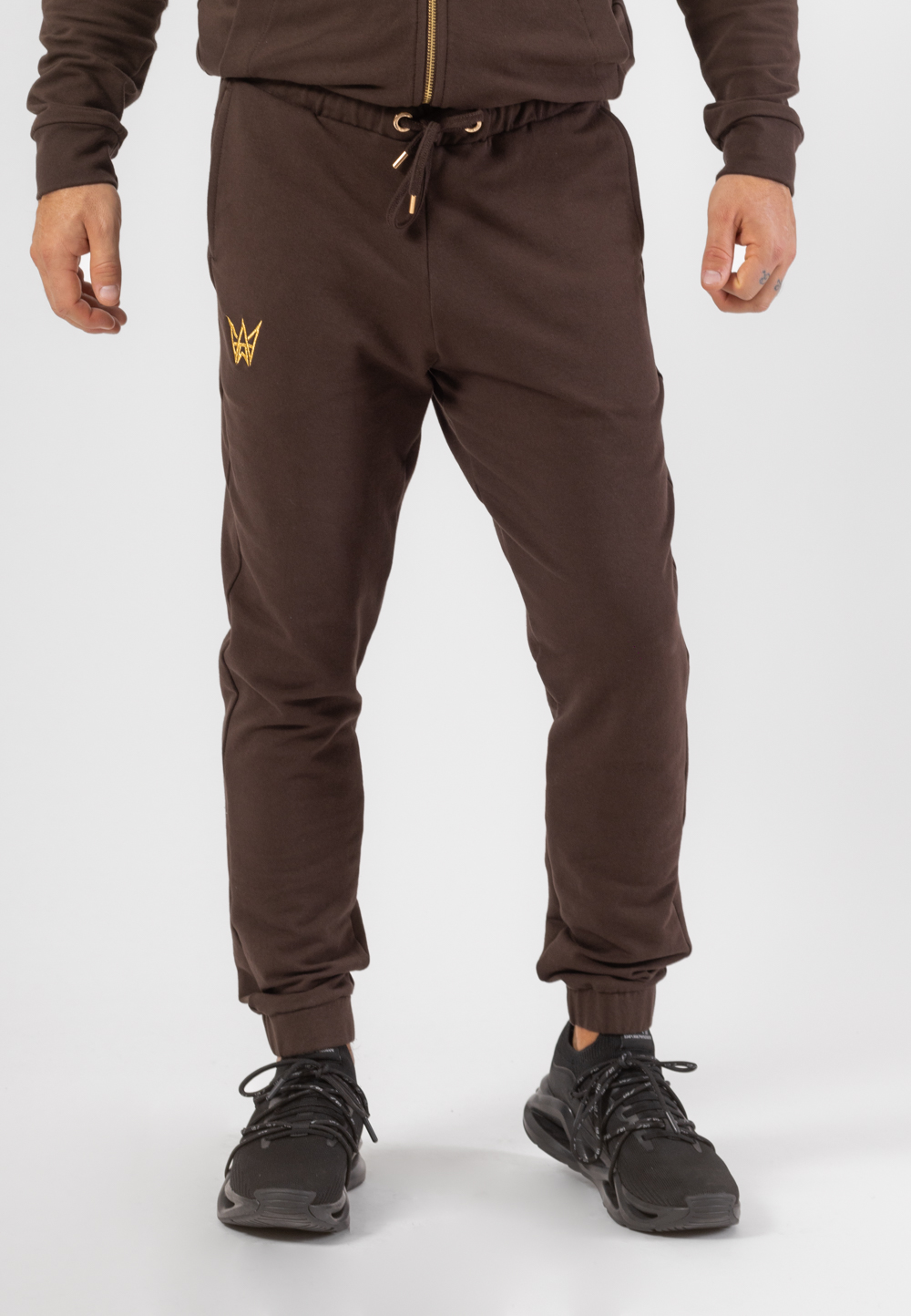 Komplet Bluza Rozsuwana Z Golfem I Spodnie Urban Motion Czekoladowy 4 Komplet Bluza Rozsuwana Z Golfem I Spodnie Urban Motion Czekoladowy