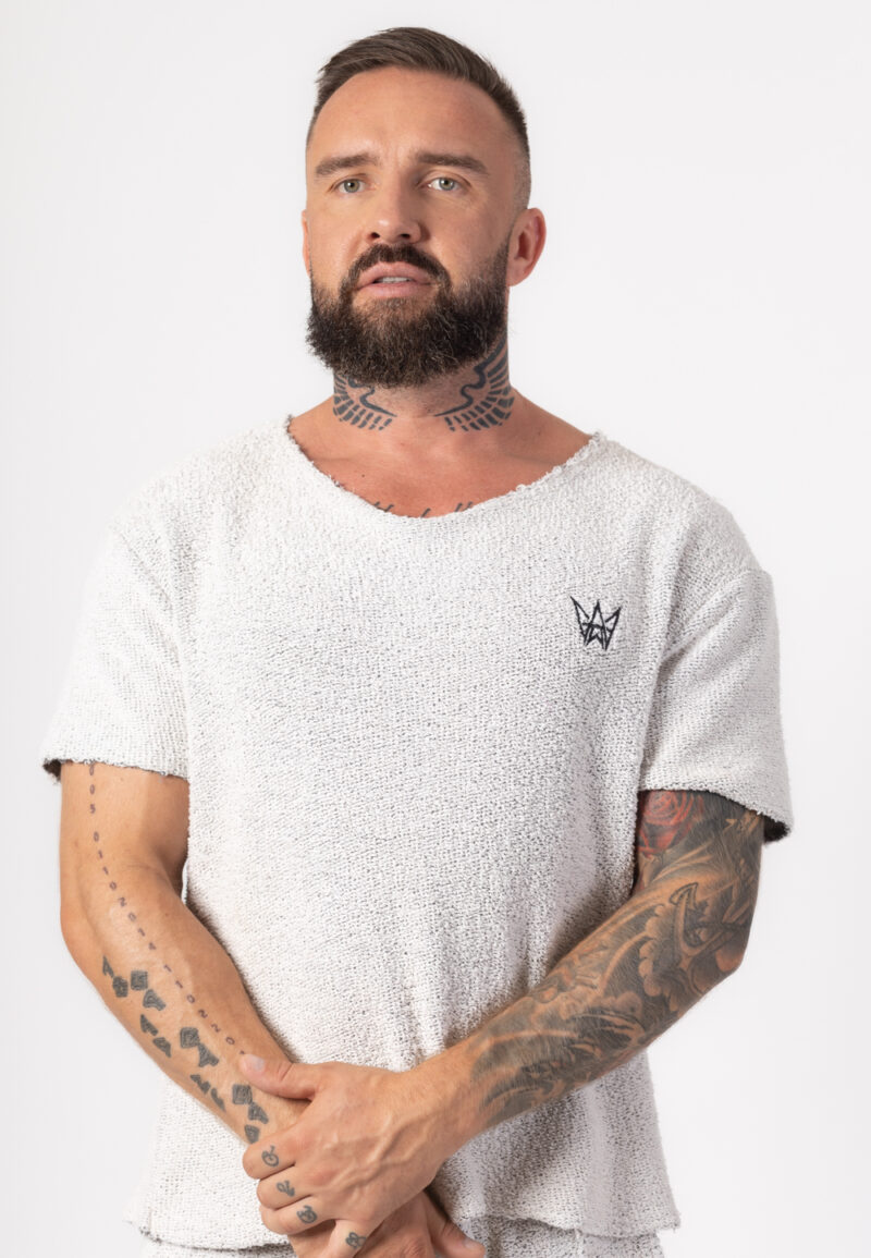 Koszulka Oversize Sheep Jasnoszara