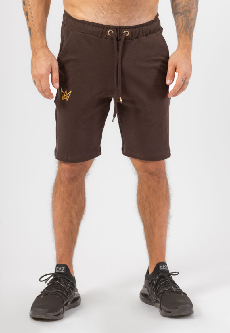 Krótkie Spodenki Dresowe Urban Motion - Czekoladowe