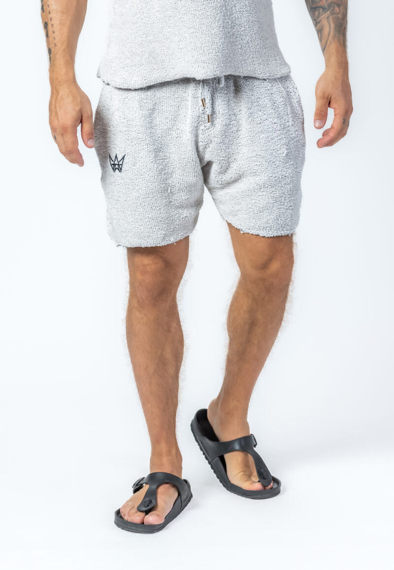 Krótkie Spodenki Oversize Sheep Jasnoszare