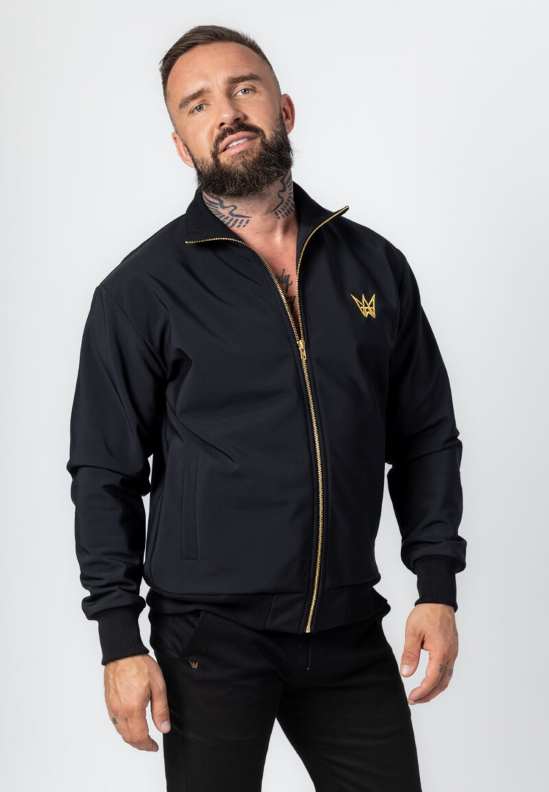 Kurtka Rozsuwana Softshell Czarna - Złota Korona